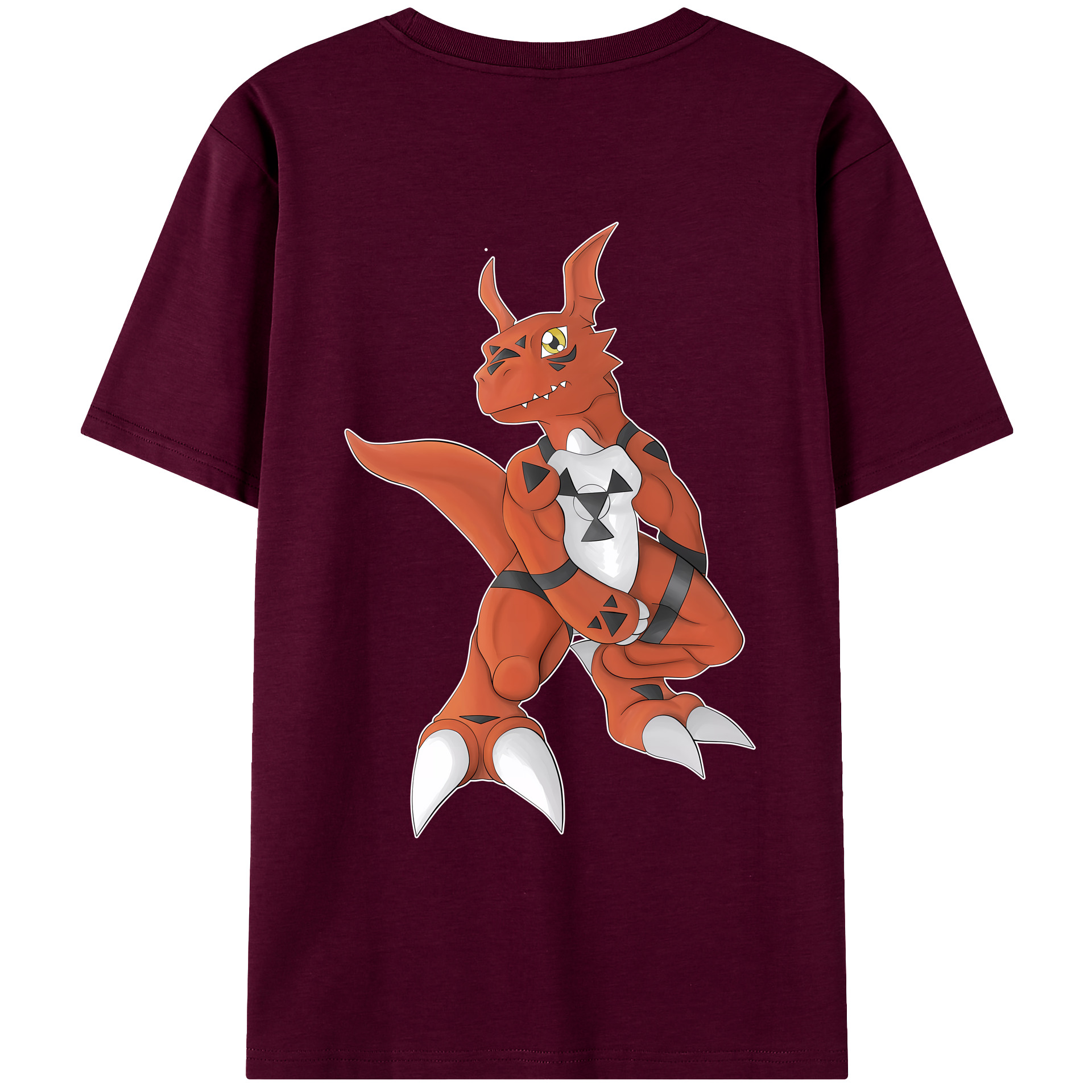 （画像用） Digimon デジタルモンスター/デジモン レディース半袖Tシャツ(バックプリント)